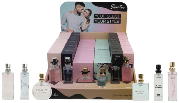 Parfüm Sentio 15ml Display-3 60St. 6f.so.